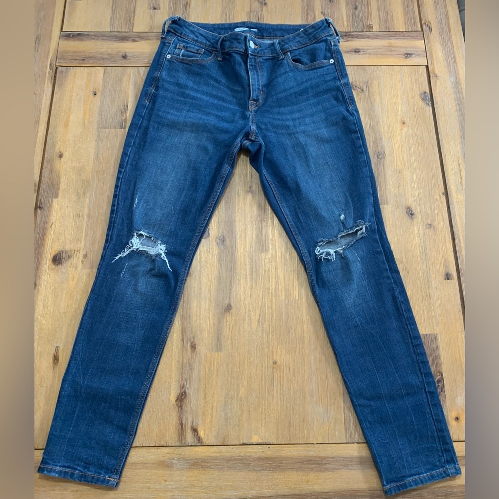 OLD NAVY - Rockstar Super Skinny Jeans - Size 10 - medium wash